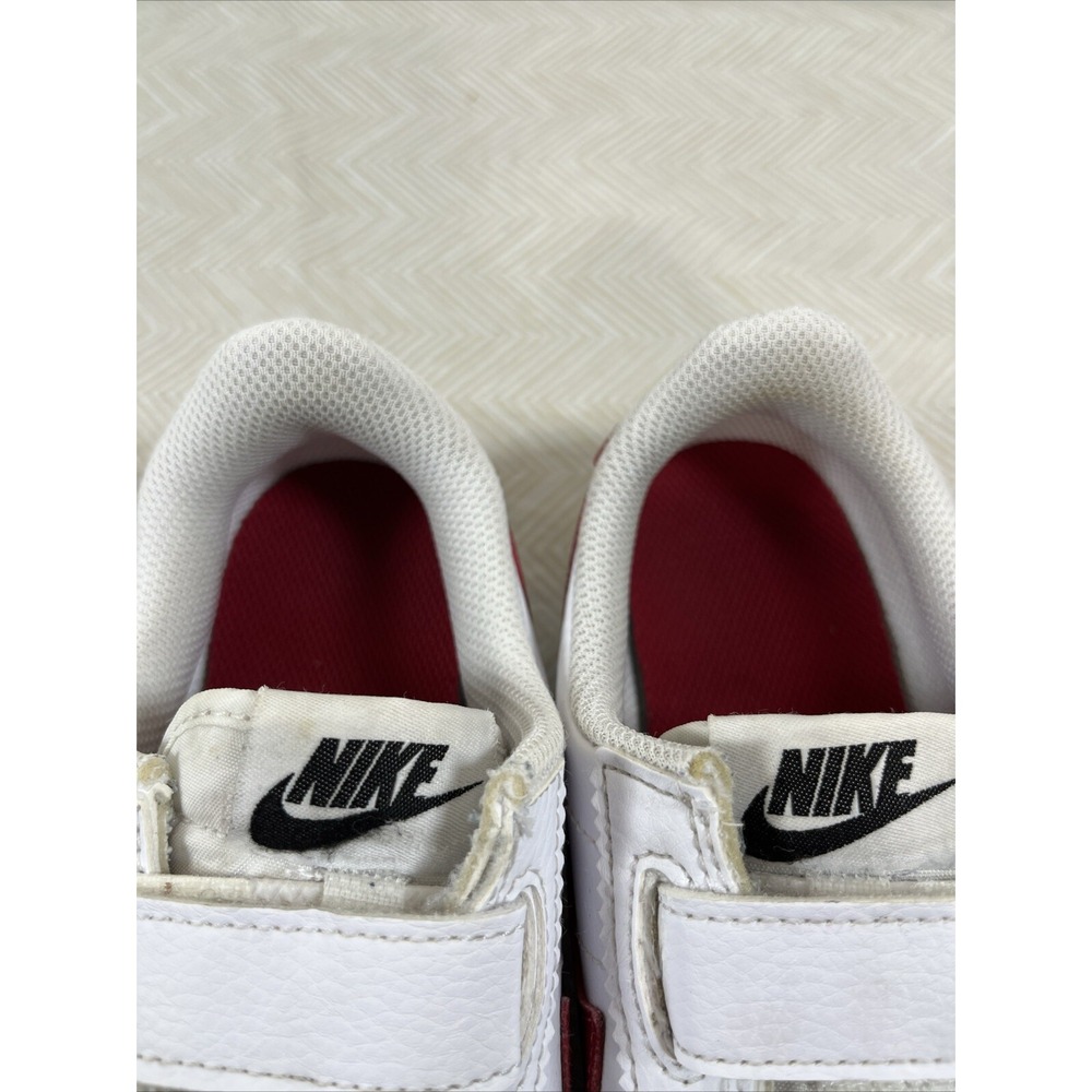 Nike Kids Cortez Basic SL Shoes Sneakers 904767-103 White Sz 13.5 C Forest Gump - Picture 9 of 15